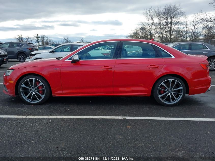 2018 AUDI S4 3.0T PREMIUM PLUS - WAUB4AF4XJA003171