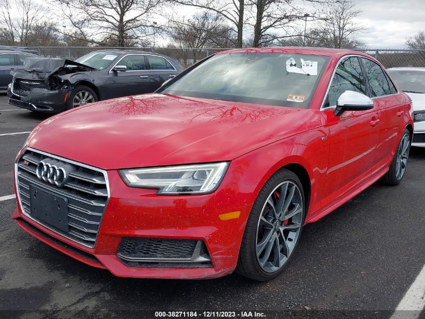 2018 AUDI S4 3.0T PREMIUM PLUS - WAUB4AF4XJA003171