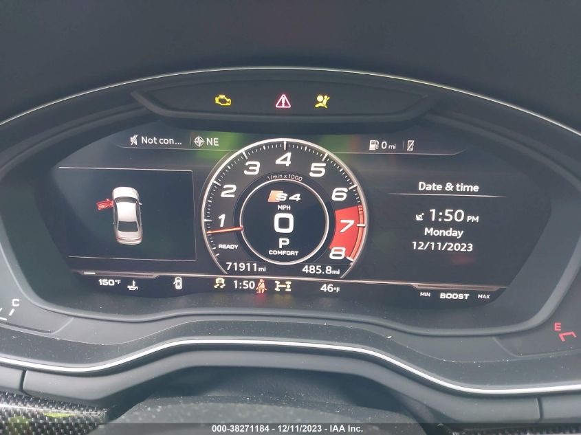 2018 AUDI S4 3.0T PREMIUM PLUS - WAUB4AF4XJA003171
