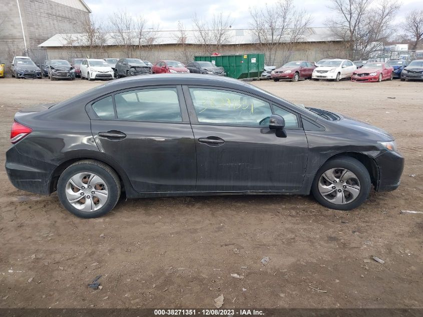 2013 HONDA CIVIC LX - 19XFB2F57DE010914