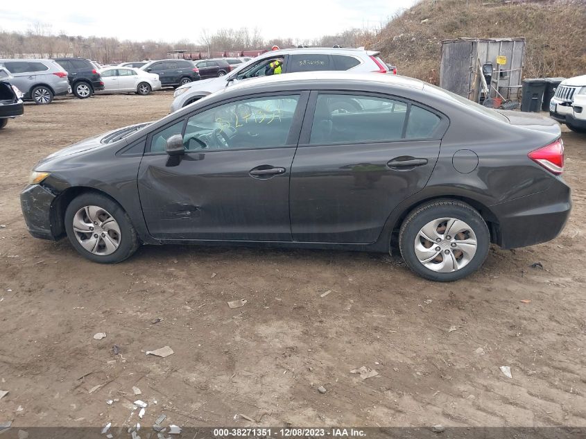 2013 HONDA CIVIC LX - 19XFB2F57DE010914