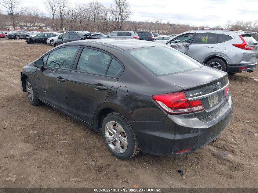 2013 HONDA CIVIC LX - 19XFB2F57DE010914