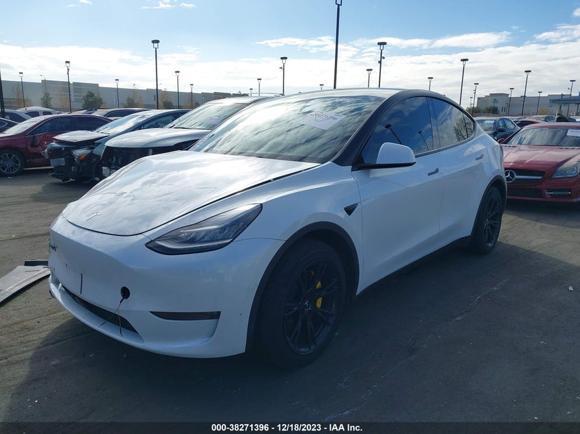 VIN 5YJYGDEE8MF217264 2021 TESLA MODEL Y LONG RANGE DUAL MOTOR ALL-WHEEL DRIVE
