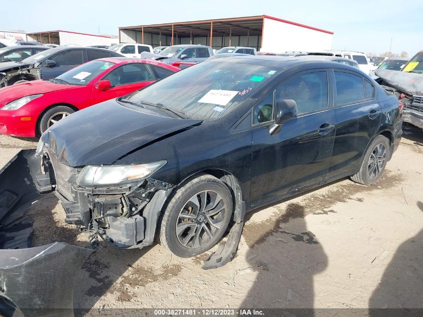2013 HONDA CIVIC SDN EX - 2HGFB2F84DH523716