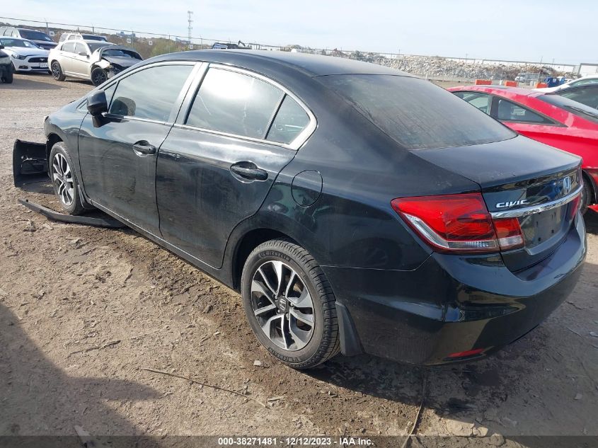 2013 HONDA CIVIC SDN EX - 2HGFB2F84DH523716