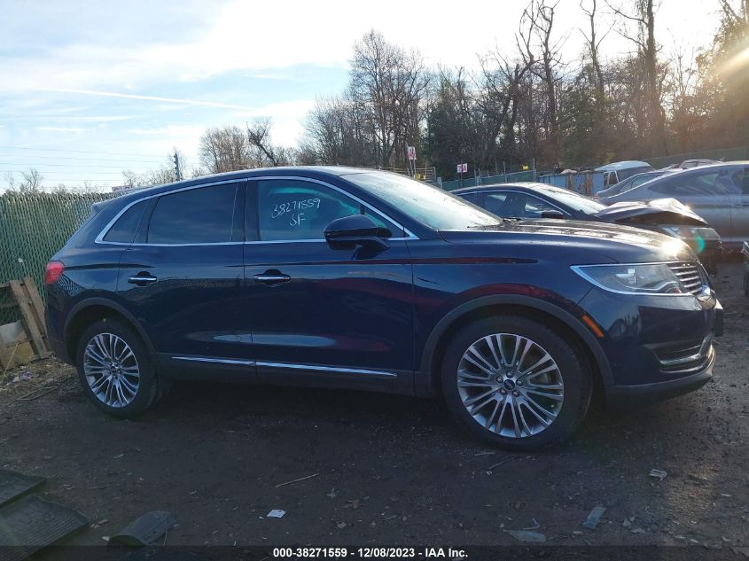 2018 LINCOLN MKX RESERVE - 2LMPJ8LR2JBL31876