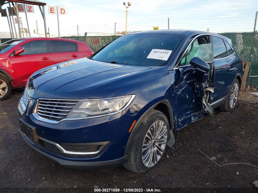2018 LINCOLN MKX RESERVE - 2LMPJ8LR2JBL31876