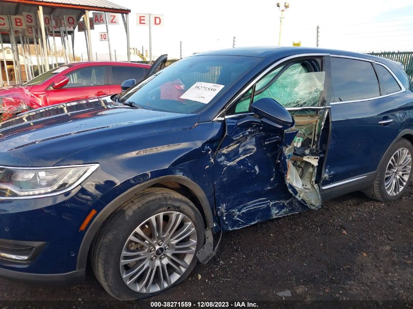 2018 LINCOLN MKX RESERVE - 2LMPJ8LR2JBL31876