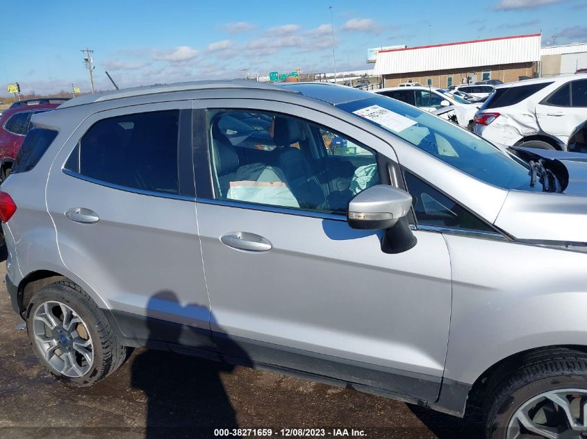 VIN MAJ6S3KL7KC297790 2019 FORD ECOSPORT TITANIUM