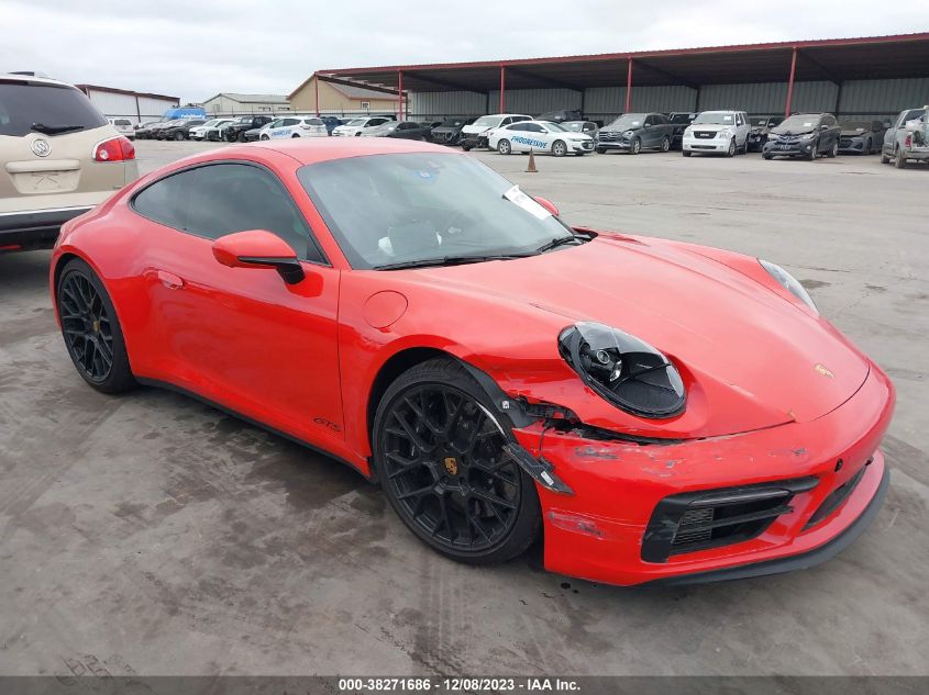 2022 PORSCHE 911, VIN: WP0AB2A94NS221135