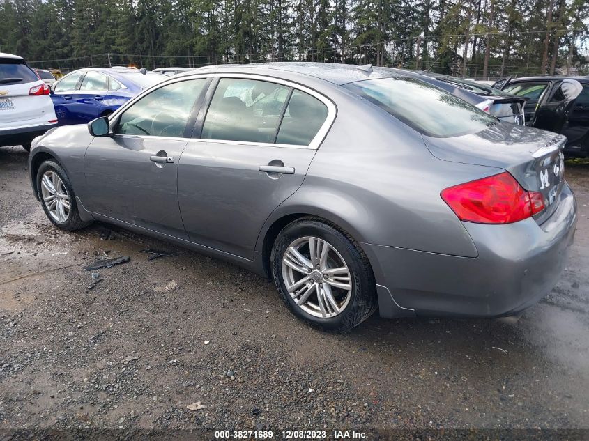 2013 INFINITI G37X - JN1CV6AR6DM358770