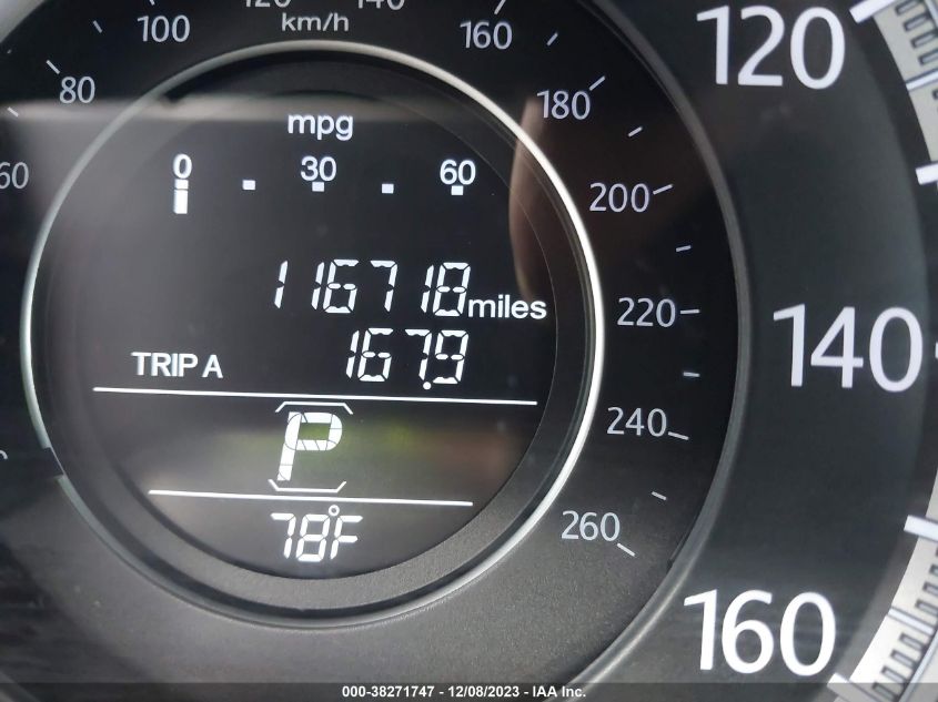 2013 HONDA ACCORD SDN EX 1HGCR2F76DA164017