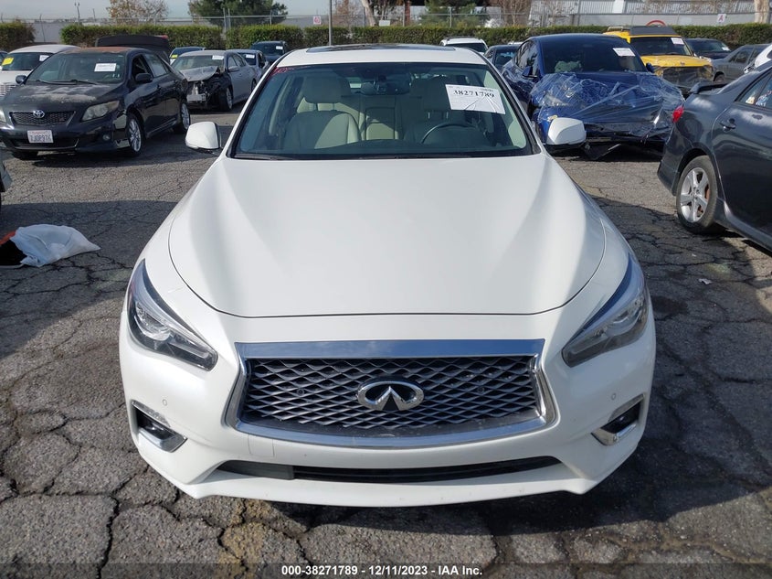 VIN JN1EV7BP5MM705601 2021 INFINITI Q50 3.0T LUXE