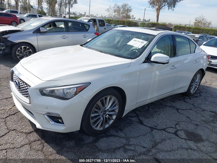 VIN JN1EV7BP5MM705601 2021 INFINITI Q50 3.0T LUXE