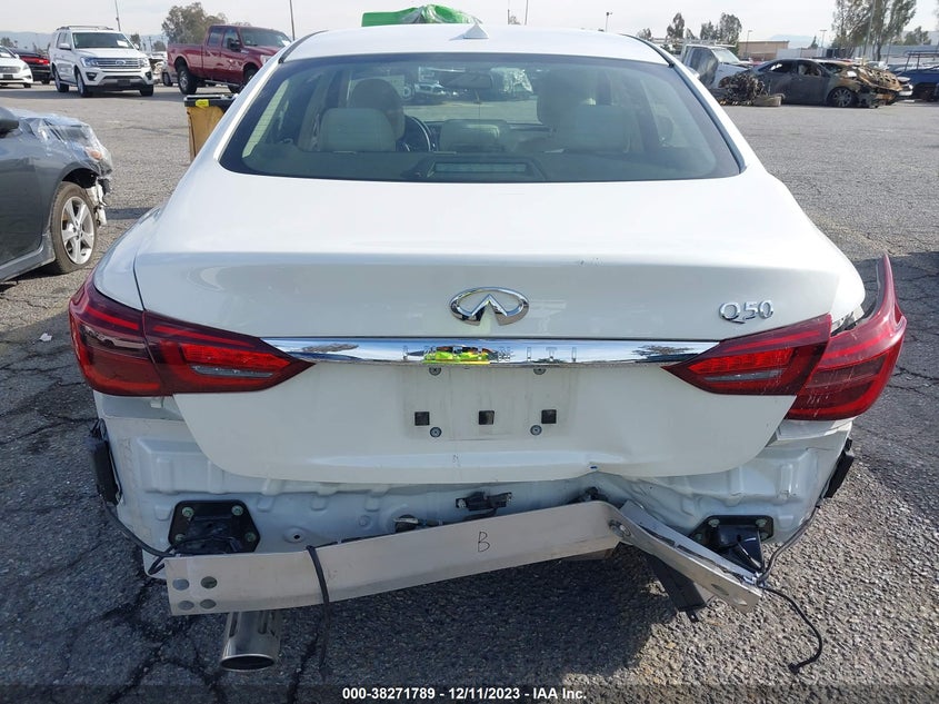 VIN JN1EV7BP5MM705601 2021 INFINITI Q50 3.0T LUXE