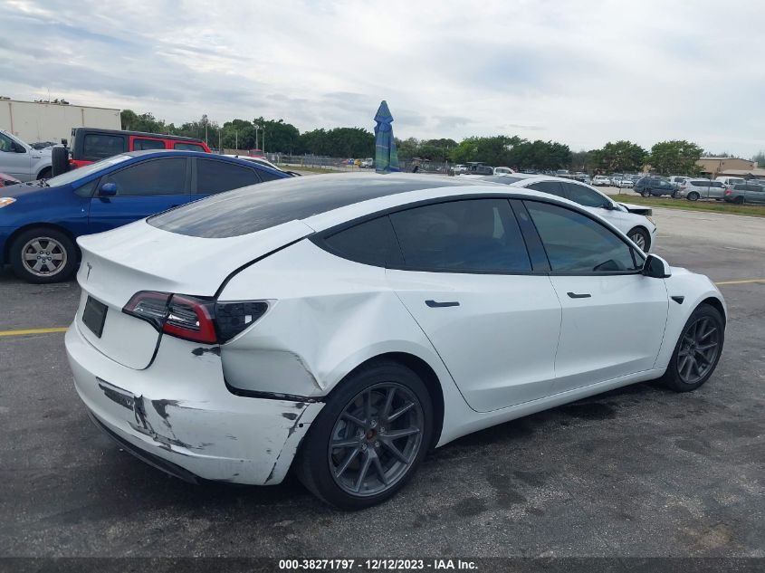 2022 TESLA MODEL 3 REAR-WHEEL DRIVE - 5YJ3E1EA9NF240873