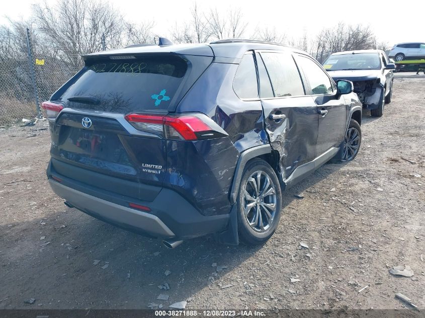VIN 4T3D6RFVXNU078893 2022 TOYOTA RAV4 LIMITED