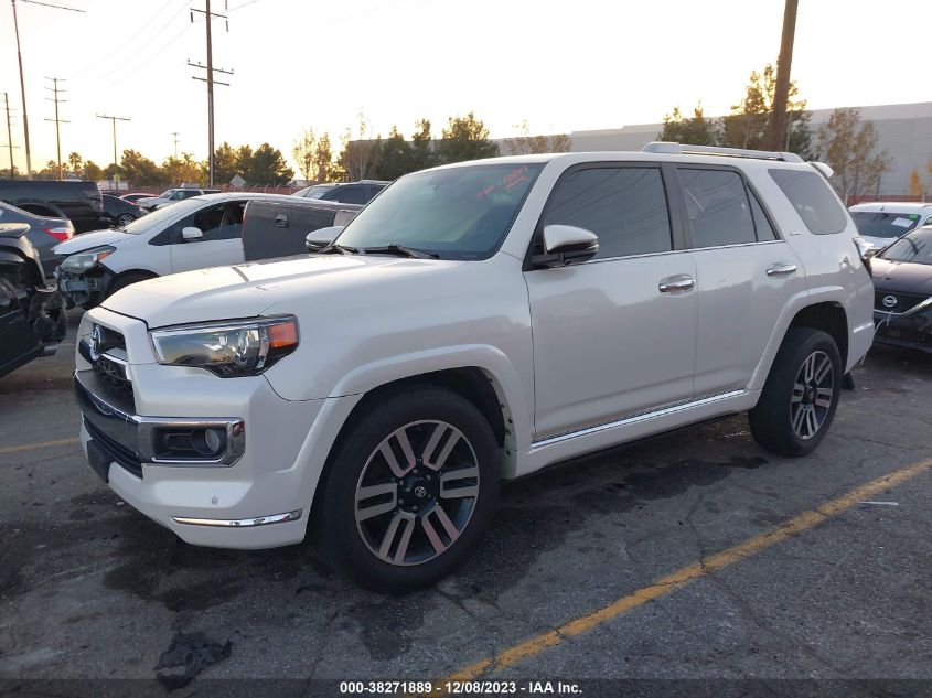 2016 TOYOTA 4RUNNER LIMITED - JTEZU5JR2G5112376