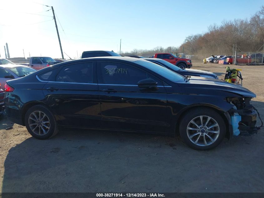 2017 FORD FUSION SE - 3FA6P0H77HR395108