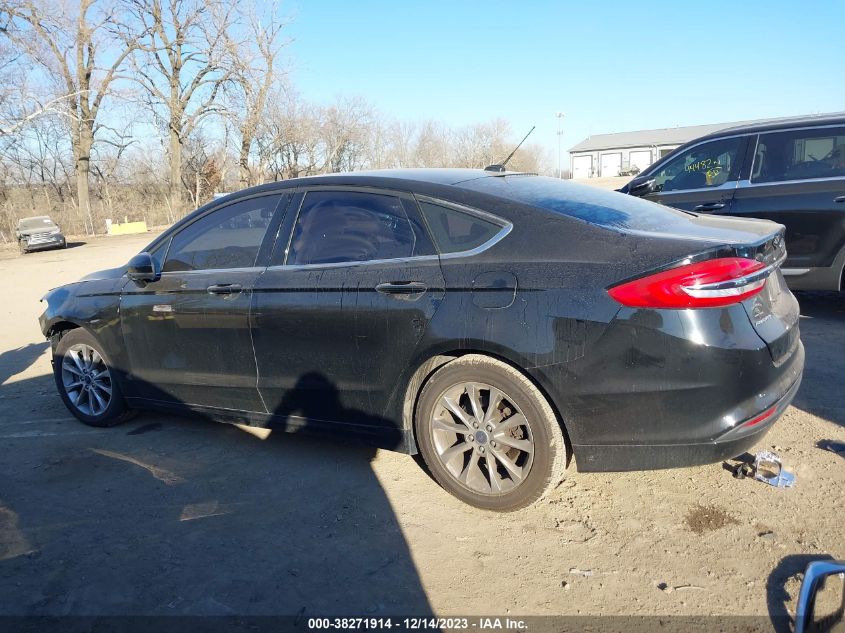 2017 FORD FUSION SE - 3FA6P0H77HR395108