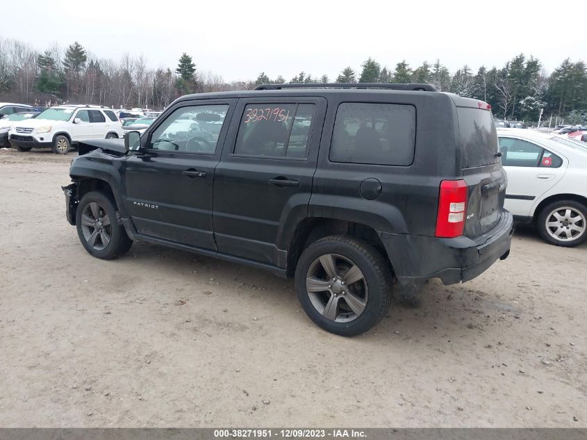 2015 JEEP PATRIOT LATITUDE - 1C4NJRFB3FD396586