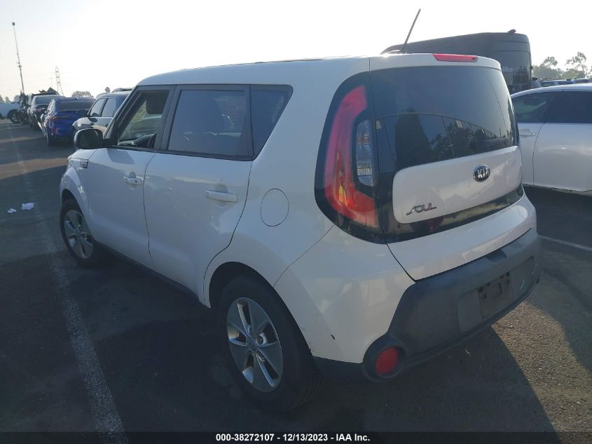 2015 KIA SOUL BASE - KNDJN2A28F7206362