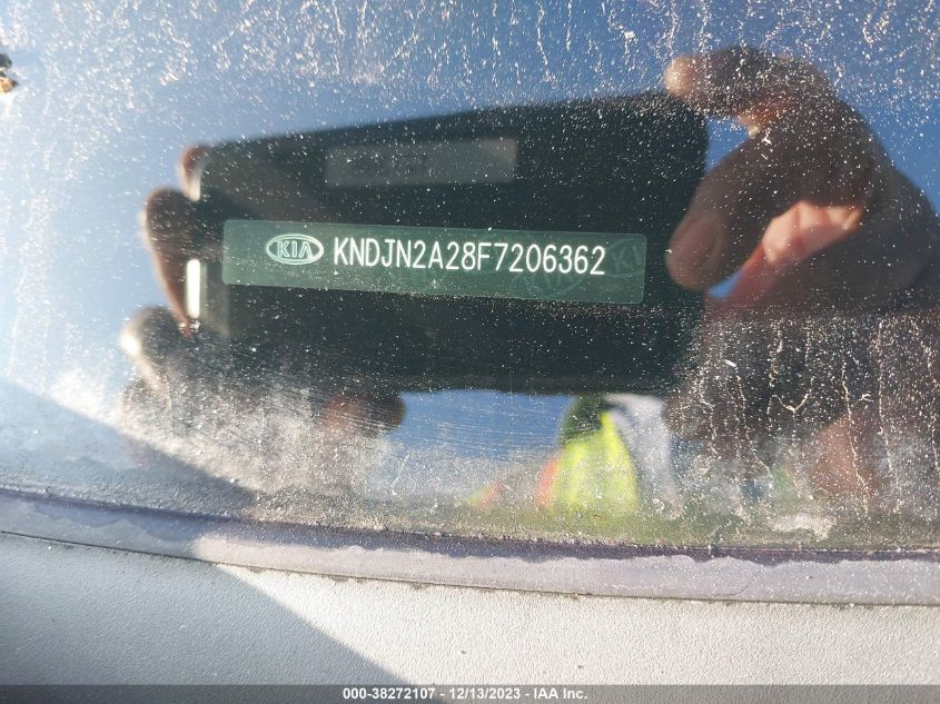 2015 KIA SOUL BASE - KNDJN2A28F7206362
