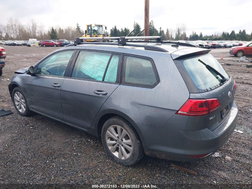 2017 VOLKSWAGEN GOLF SPORTWAGEN S - 3VW017AUXHM525354