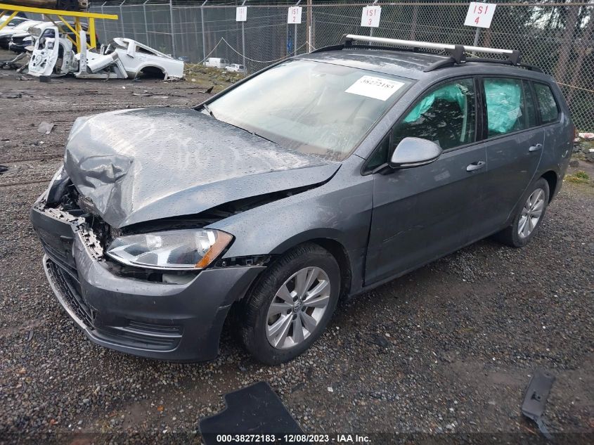 2017 VOLKSWAGEN GOLF SPORTWAGEN S - 3VW017AUXHM525354