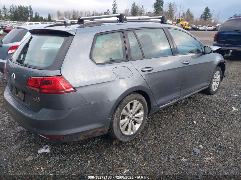 2017 VOLKSWAGEN GOLF SPORTWAGEN S - 3VW017AUXHM525354