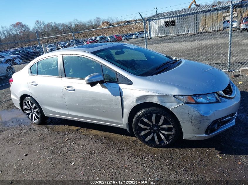 2015 HONDA CIVIC EXL - 2HGFB2F91FH501345