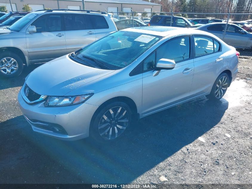 2015 HONDA CIVIC EXL - 2HGFB2F91FH501345