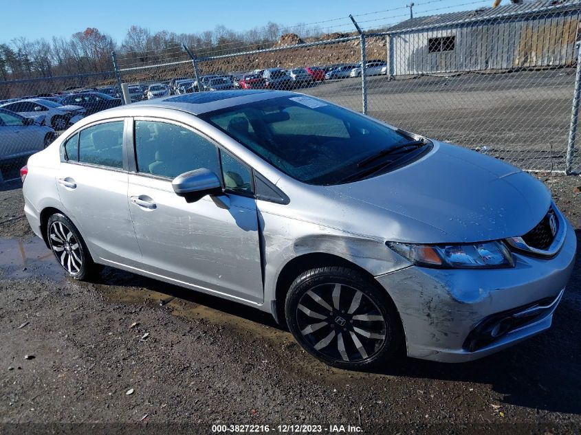 2015 HONDA CIVIC EXL - 2HGFB2F91FH501345