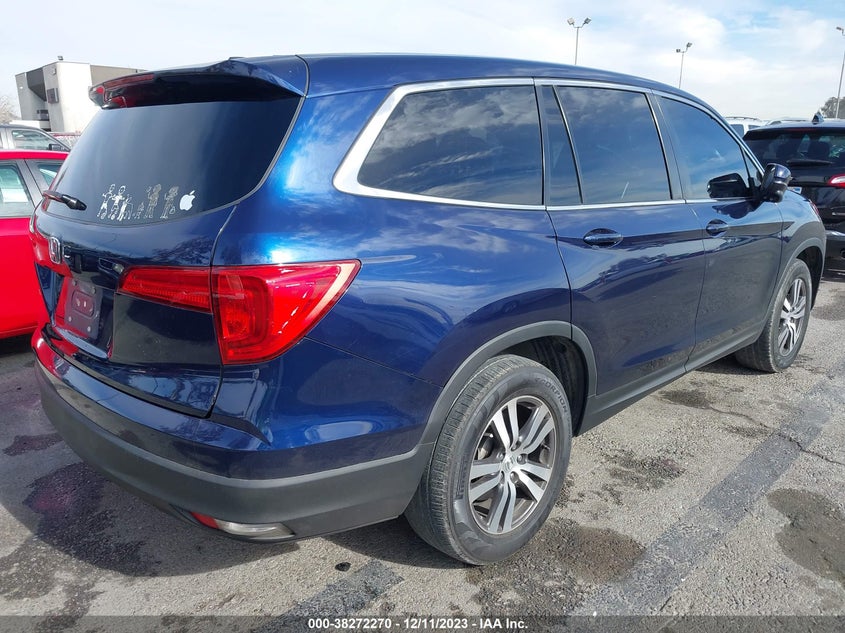 VIN 5FNYF5H50HB024892 2017 HONDA PILOT EX-L