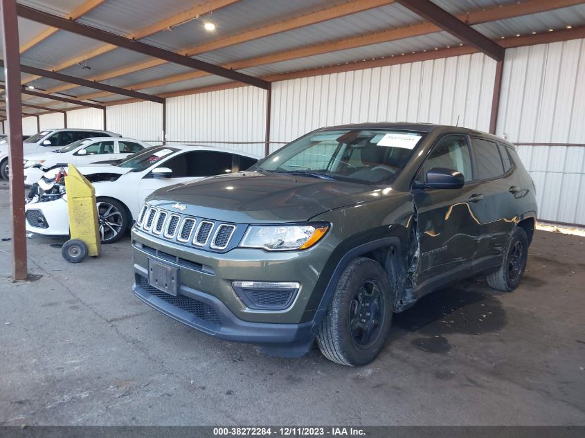 VIN 3C4NJCAB0JT488276 2018 JEEP COMPASS SPORT FWD