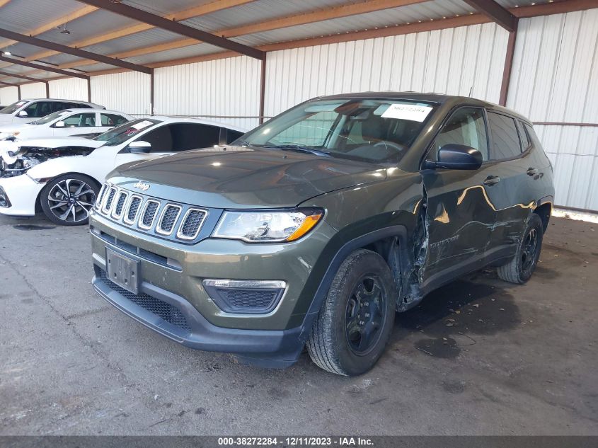VIN 3C4NJCAB0JT488276 2018 JEEP COMPASS SPORT FWD