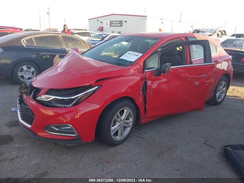 VIN 3G1BE6SM6JS654226 2018 CHEVROLET CRUZE LT