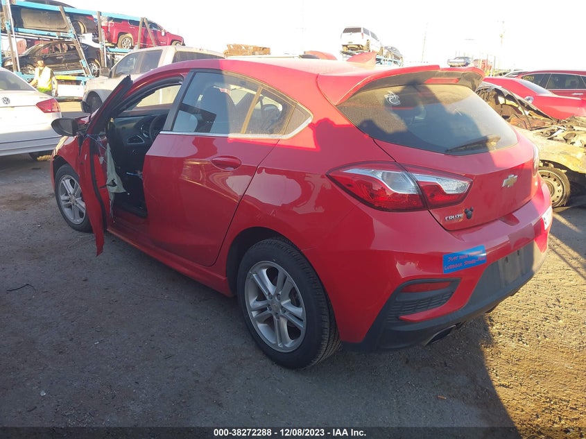 VIN 3G1BE6SM6JS654226 2018 CHEVROLET CRUZE LT