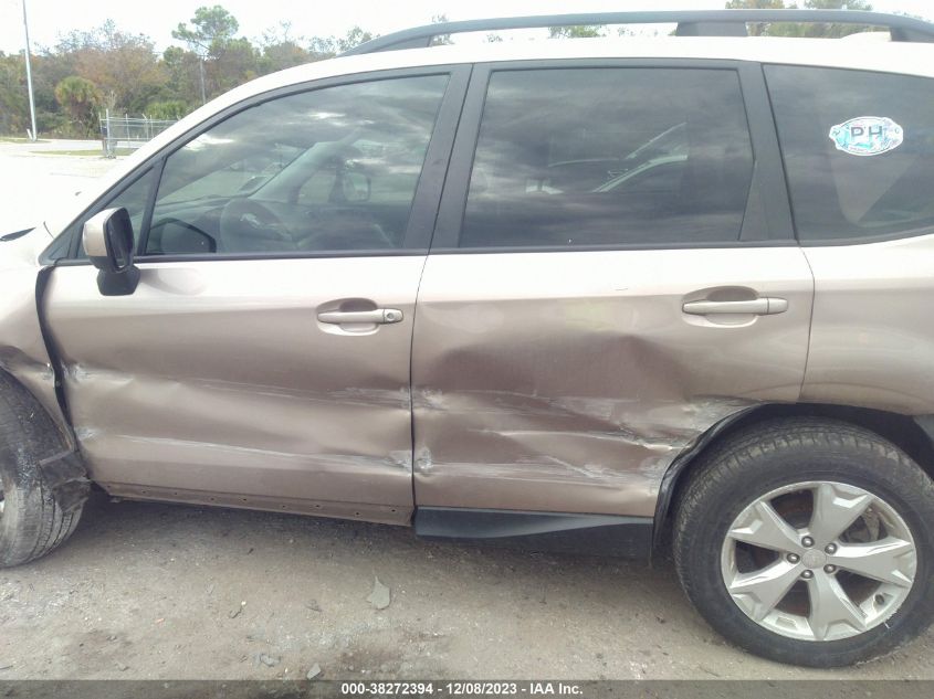 2016 SUBARU FORESTER 2.5I PREMIUM - JF2SJADC8GH468197