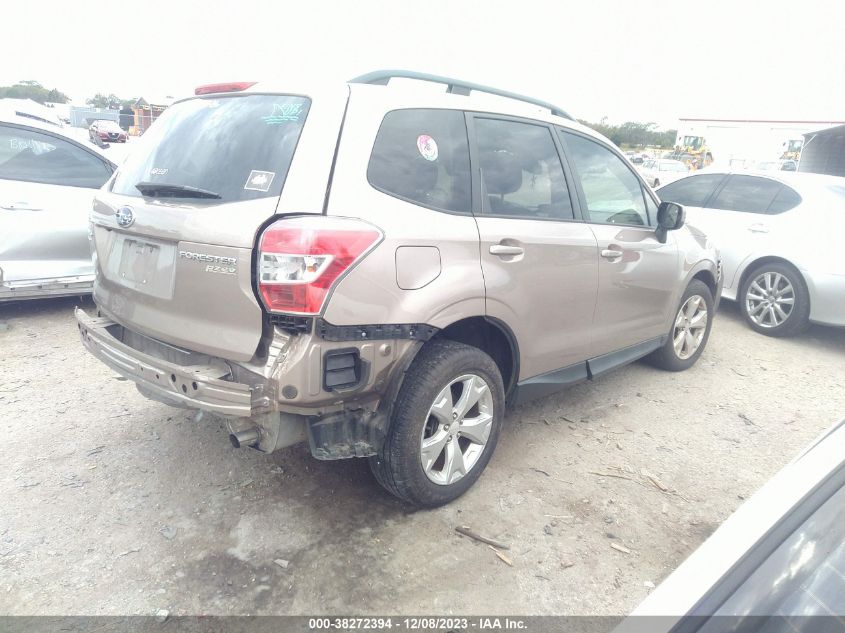 2016 SUBARU FORESTER 2.5I PREMIUM - JF2SJADC8GH468197
