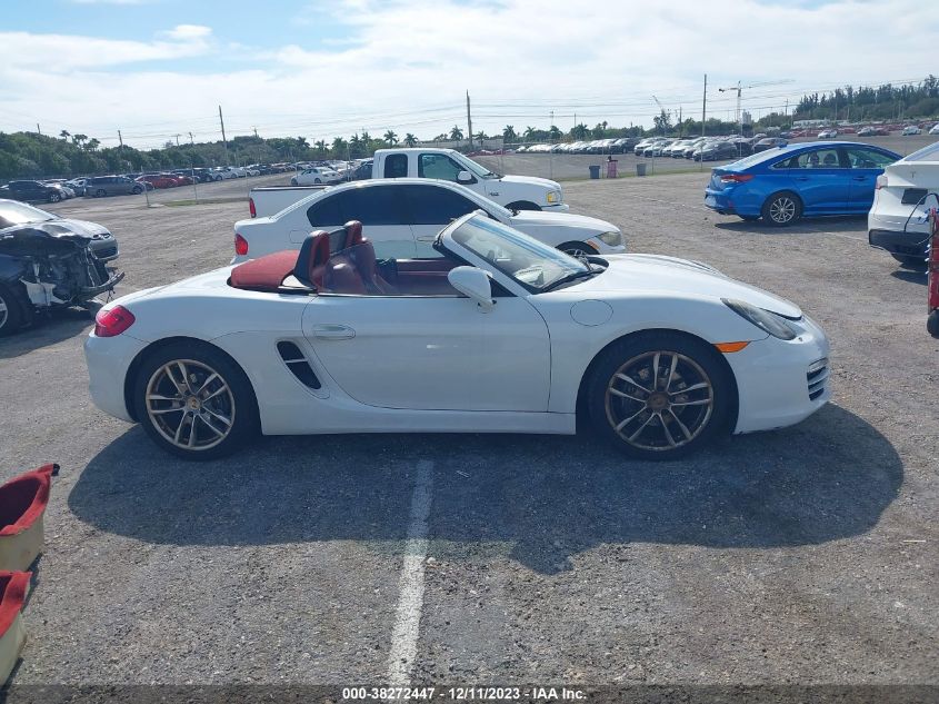 2013 PORSCHE BOXSTER WP0CA2A85DS114743