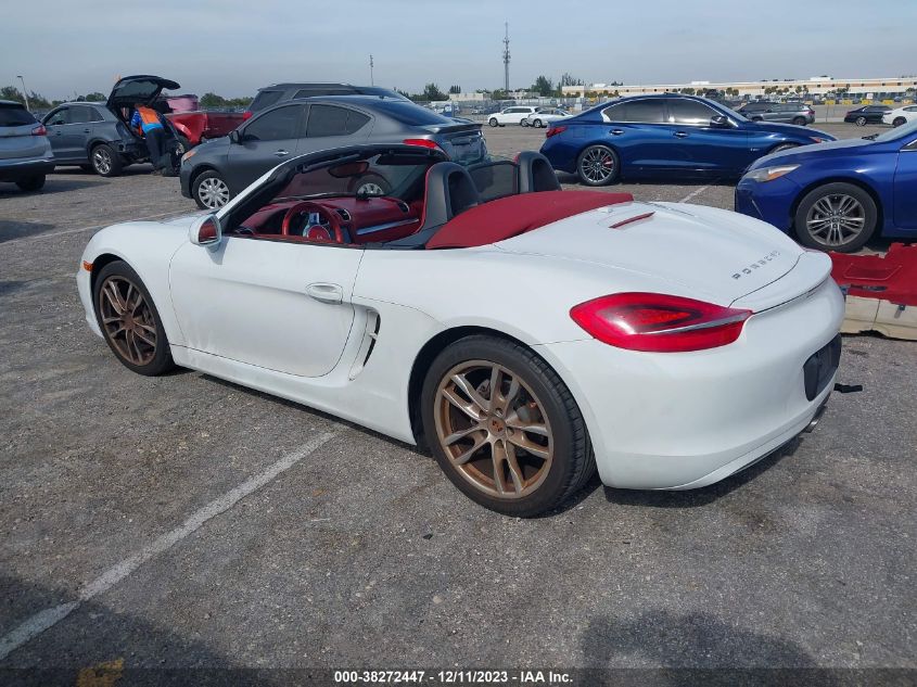 2013 PORSCHE BOXSTER WP0CA2A85DS114743