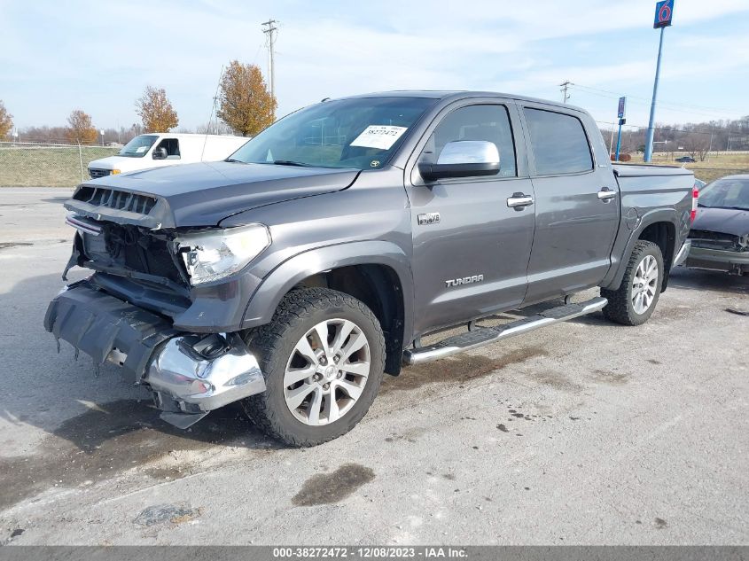 2016 TOYOTA TUNDRA CREWMAX LIMITED - 5TFHW5F10GX503107