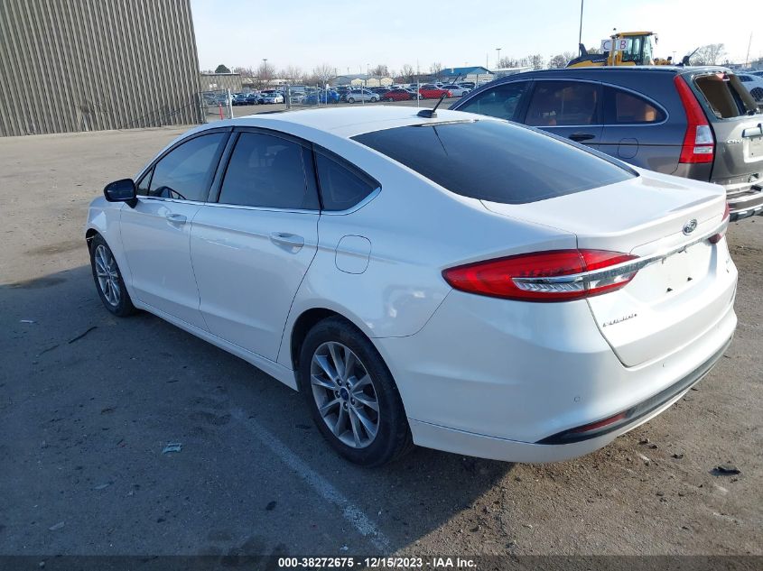 2017 FORD FUSION SE - 3FA6P0HD2HR368243