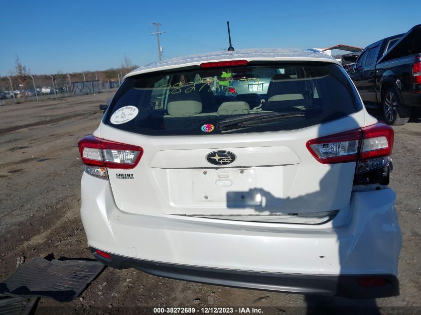 4S3GTAA62K3760527 | 2019 SUBARU IMPREZA