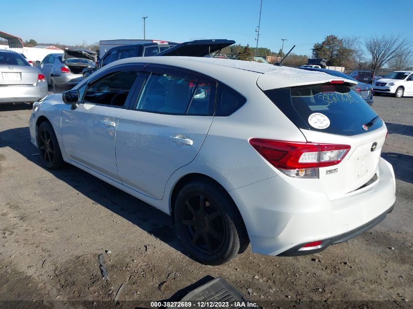 4S3GTAA62K3760527 | 2019 SUBARU IMPREZA