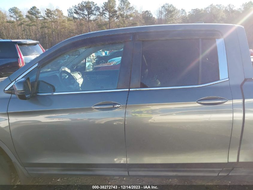 2017 HONDA RIDGELINE RTL-T - 5FPYK2F65HB007275