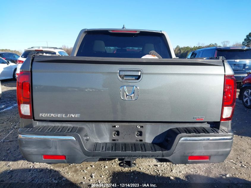 2017 HONDA RIDGELINE RTL-T - 5FPYK2F65HB007275