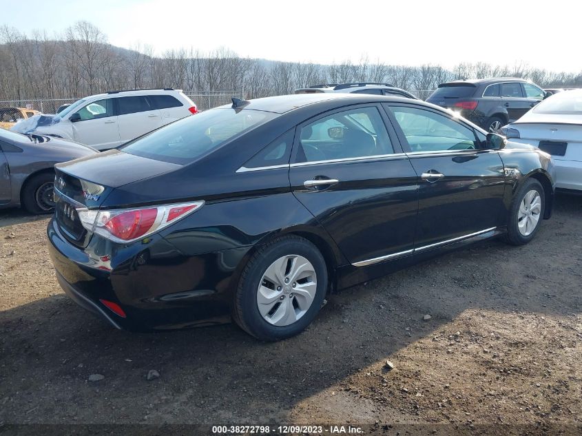2013 HYUNDAI SONATA HYBRID - KMHEC4A49DA065270