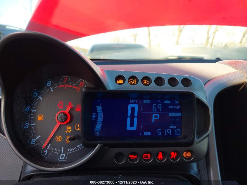 2013 CHEVROLET SONIC LT - 1G1JC5SH8D4195266